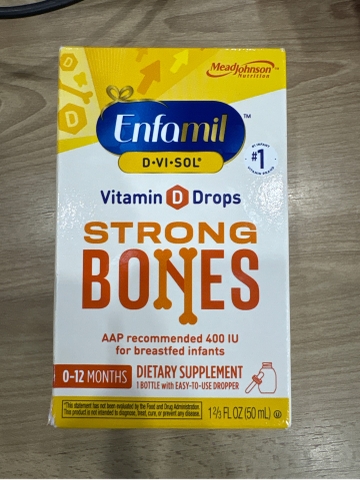 Vitamin D nhỏ giọt Enfamil D-Vi-Sol 400 IU cho trẻ sơ sinh 0–12 tháng Mỹ 50ml– Hỗ trợ phát triển xương & miễn dịch