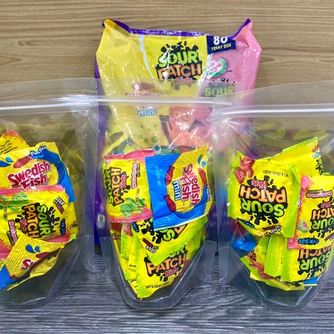 Set Kẹo Dẻo Sour Patch Kids & Swedish Fish Mix 17 Gói – Mỹ