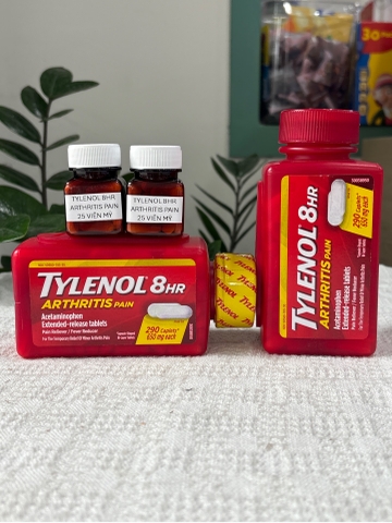 Thuốc Tylenol 8HR Arthritis Pain 25 viên - Mỹ