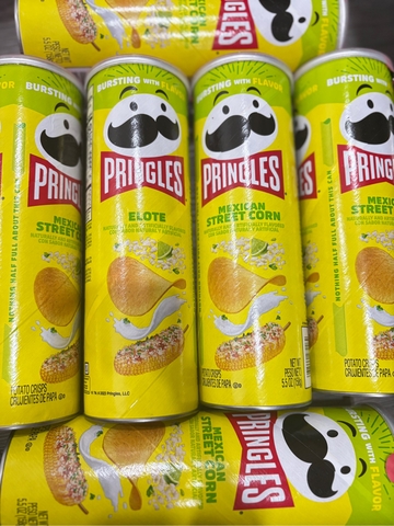Snack khoai tây Pringles – Vị Bắp Nướng Kiểu Mexico Mỹ 158g