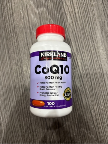 Viên Uống Kirkland Signature CoQ10 300mg Hỗ Trợ Tim Mạch & Năng Lượng Tế Bào – Mỹ – 100 Viên
