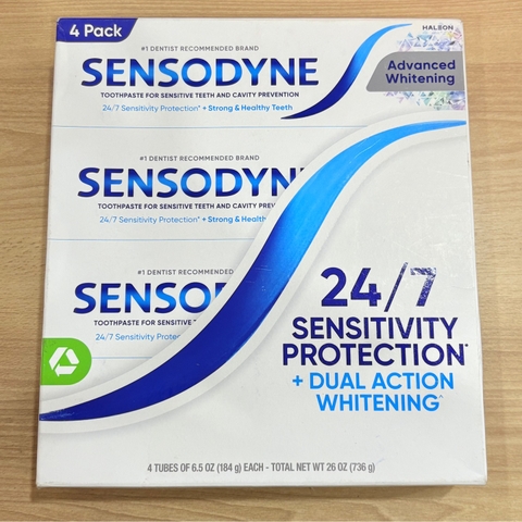 Lốc Kem đánh răng Sensodyne ( 4 pack) Mỹ 736g