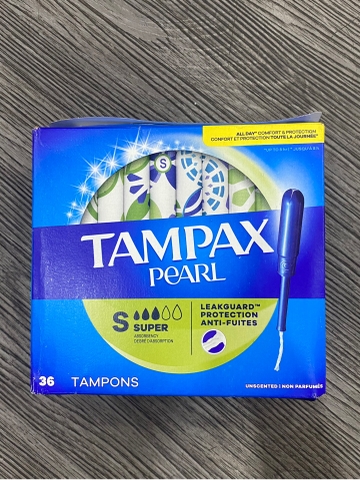 Băng Vệ Sinh Dạng Tampon Tampax Pearl Super 36 Que Mỹ – Chống Tràn, Không Mùi, Có Ống Đẩy