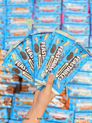 Thanh sôcôla MrBeast Feastables - Cookies & Creme 60g - Mỹ