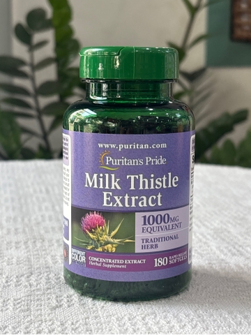 Viên Uống Thảo Mộc Puritan’s Pride Milk Thistle Extract 1000mg 180 viên