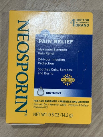 Thuốc Mỡ Kháng Sinh Neosporin + Pain Relief 14.2g Mỹ