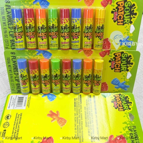 Lẻ 1 cây Son dưỡng môi Sour Patch Kids Flavored Lip Balm – Mỹ
