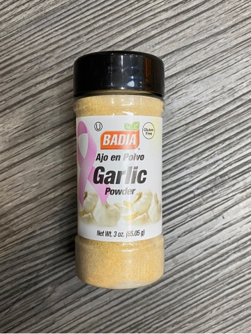 Bột Tỏi Badia Garlic Powder 85.05g – Gia Vị Tỏi Xay Mịn Nguyên Chất, Không Gluten, Nhập Khẩu Mỹ