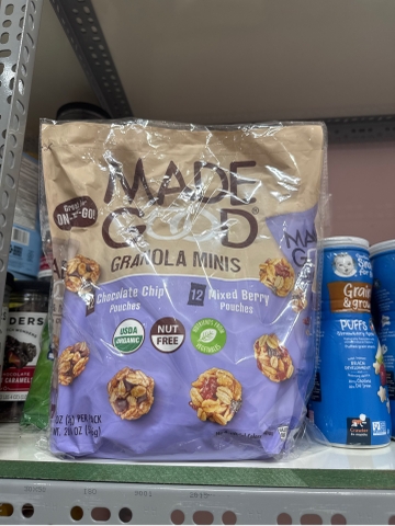 Granola minis Made Good US Canada 576g 24 packs