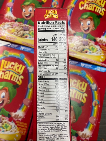 Ngũ cốc ăn sáng Lucky Charms mix Mashmallow Mỹ 297g