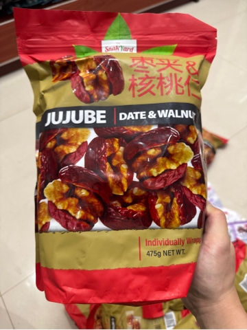 Jujube-Date&walnut Táo đỏ kẹp Óc chó Úc (475gr)