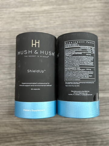 Viên Uống Hỗ Trợ Tăng Cường Đề Kháng Hush & Hush ShieldUp 60 Viên Mỹ – Vitamin C, Kẽm & Chiết Xuất Thảo Mộc