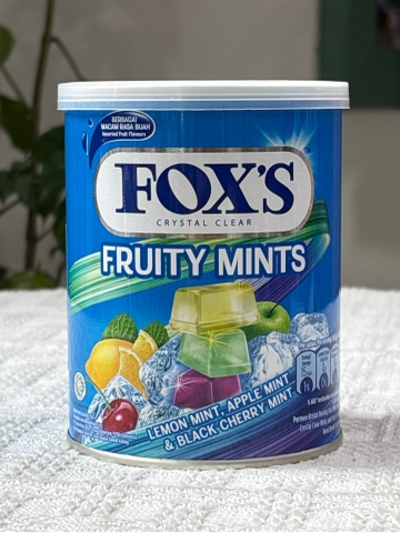 Kẹo Fox’s Trái Cây Bạc Hà 180g Indonesia