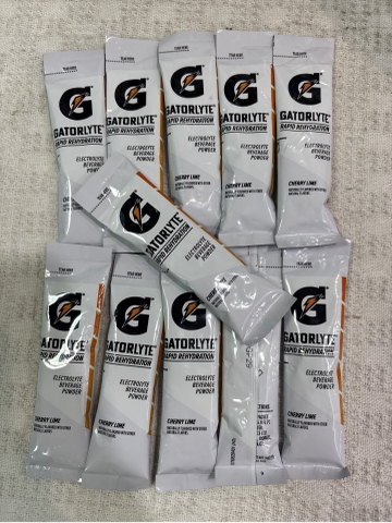 Bột pha nước điện giải - bù nước siêu tốc - GATORLYTE MỸ cherry lime gói lẻ