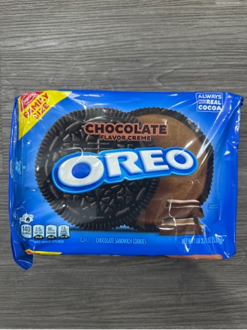 Bánh Oreo Vị Chocolate 482g – Bánh Quy Kẹp Kem Socola Mỹ – Gói Lớn Family Size