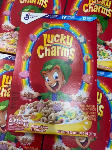 Ngũ cốc ăn sáng Lucky Charms mix Mashmallow Mỹ 297g