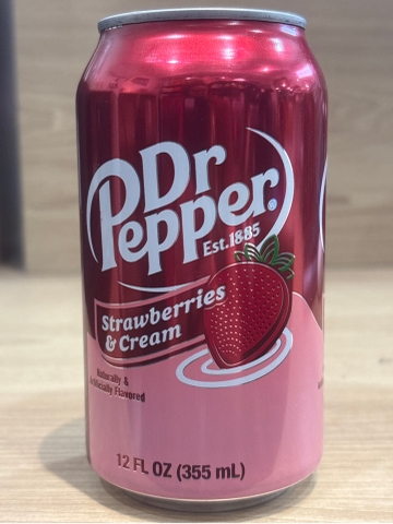 Dr Pepper Mỹ Strawberries & Cream 355ml