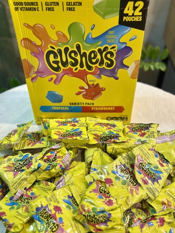 Kẹo Dẻo Nhân Trái Cây Gushers 22,6g Mỹ – Gói Lẻ
