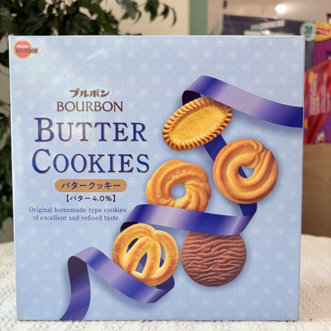 Bánh quy Butter Bourbon hộp thiếc Nhật 297.6g