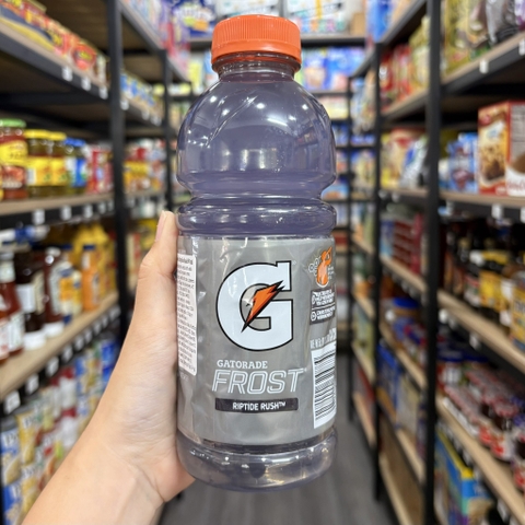 Nước Điện Giải Gatorade Frost Riptide Rush 591ml – Hương Trái Cây Mát Lạnh, Bổ Sung Chất Điện Giải