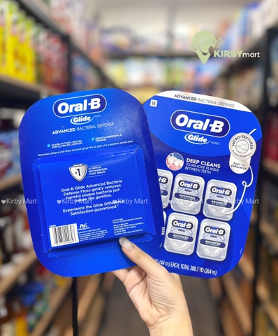 Chỉ Nha Khoa Oral-B Glide Advanced Bacteria Defense Mỹ – Chỉ Nha Khoa Làm Sạch Kẽ Răng 🦷✨
