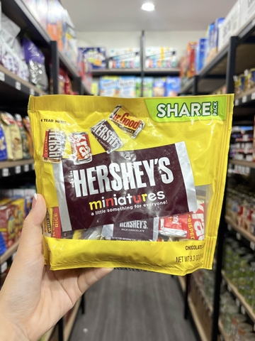 Kẹo Socola Tổng Hợp Hershey’s Miniatures 4 Vị 263g Mỹ – Share Pack