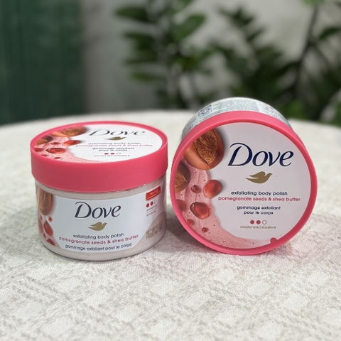 Tẩy Tế Bào Chết Toàn Thân Dove Exfoliating Body Polish Pomegranate Seeds & Shea Butter 298g Mỹ
