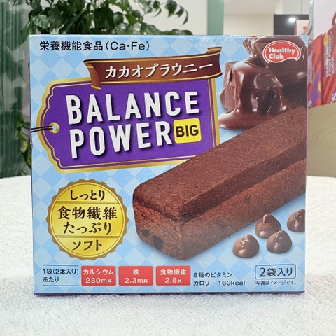 Bánh Balance Power vị cacao Brownie 64.8g