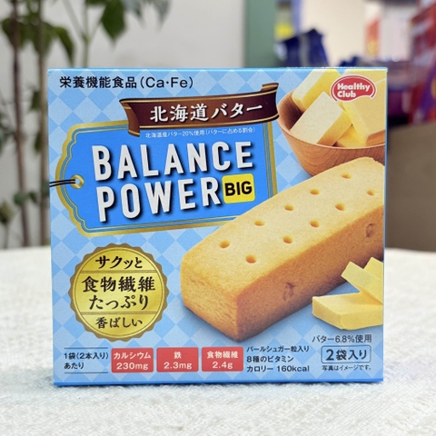 Bánh Balance Power vị bơ Hokkaido 64.8g Nhật