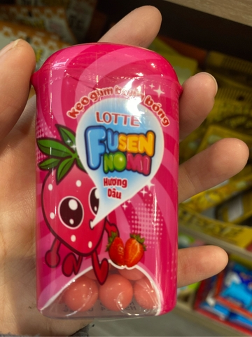 Kẹo Gum Bong Bóng Fuse  Nomi Lotte 15g Nhật Bản vị dâu