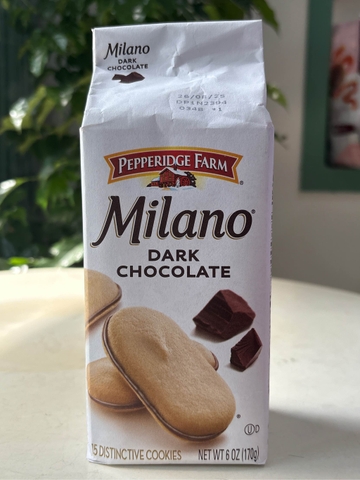 Bánh socola đen Pepperidge Farm Milano 170g Mỹ