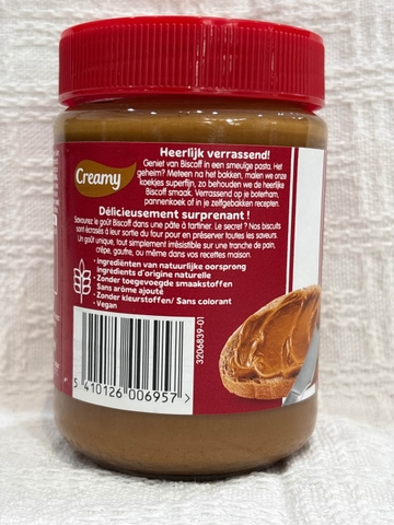 KEM PHẾT BÁNH CỦA BỈ LOTUS BISCOFF SPREAD SMOOTH - CREAMY 400G U.S.A