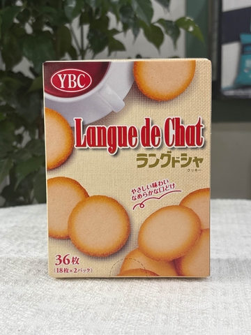 Bánh quy YBC Langue De Chat (36P - 117g)