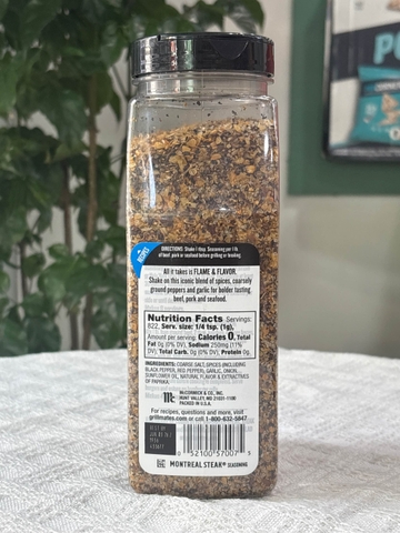Gia Vị Ướp Steak Grill Mates Montreal Steak Seasoning 822g