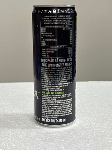 Monster 355ml SF - Green