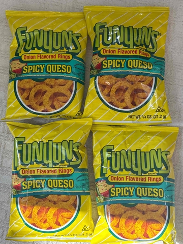 Sanck Funyuns Spicy Queso Onion Flavored Rings ( Vị Hành) - 21.2g