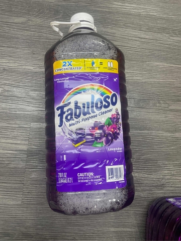 FABULOSO - MULTI-PURPOSE CLEANER ( NƯỚC LAU SÀN HƯƠNG LAVENDER 6,2L)