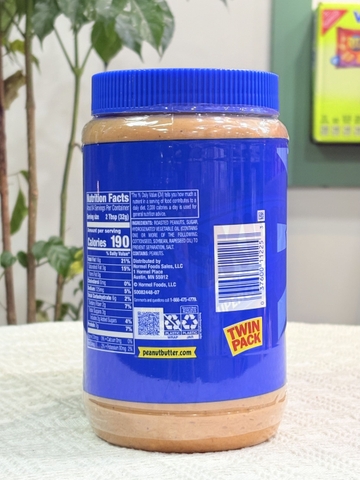 Set Bơ Đậu Phộng SuperChunk Hạt Skippy Mỹ (2 hũ 1.36kg)