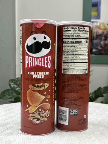 Pringles chili cheese fries 158g Mỹ
