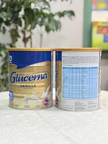 Sữa bột dành cho người tiểu đường Glucerna vanilla abbott 850g nội địa Úc