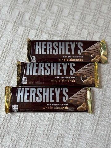 Socola Hershey’s Hạnh Nhân Mỹ Thanh 41g
