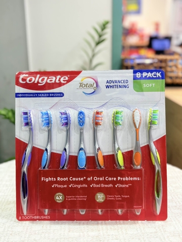 Lốc 8 cái Bàn chải đánh răng Colgate