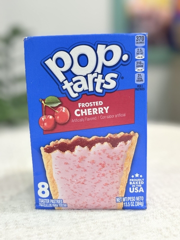 Bánh nướng Pop-Tarts Frosted Cherry hộp 8 bánh (384g) Mỹ