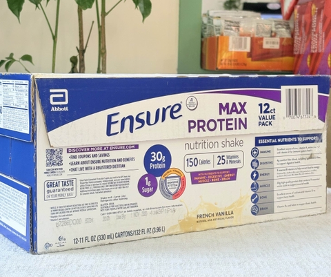 Sữa Ensure MAX PROTEIN nước 3.96l