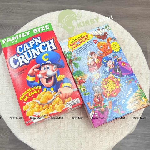 Ngũ cốc bắp và yến mạch ngọt Cap’n Crunch – Family Size 627g Mỹ