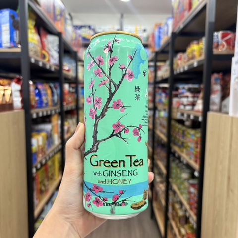 Trà Xanh AriZona AriZona Green Tea with Ginseng & Honey 650ml Mỹ