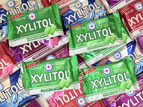 Kẹo Xylitol Không Đường Hương Lime Mint Nhật Bản 11.6g
