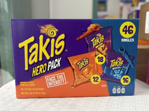 Takis thùng hero pack 46 gói 1.3kg