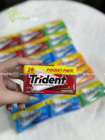Kẹo cao su Trident Cinnamon không đường 28 thanh – Vị quế Thái