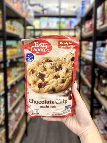 Bột Làm Bánh Quy Betty Crocker Chocolate Chip Cookie Mix 496g Mỹ – Hỗn Hợp Làm Cookies Socola